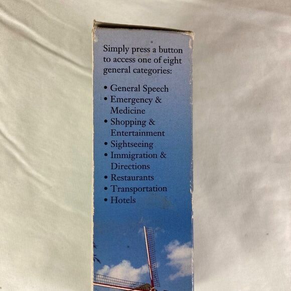 Sharper Image Portable 12 Language‎ Talking Translator Model ZE400 780352355293 - Picture 11 of 12